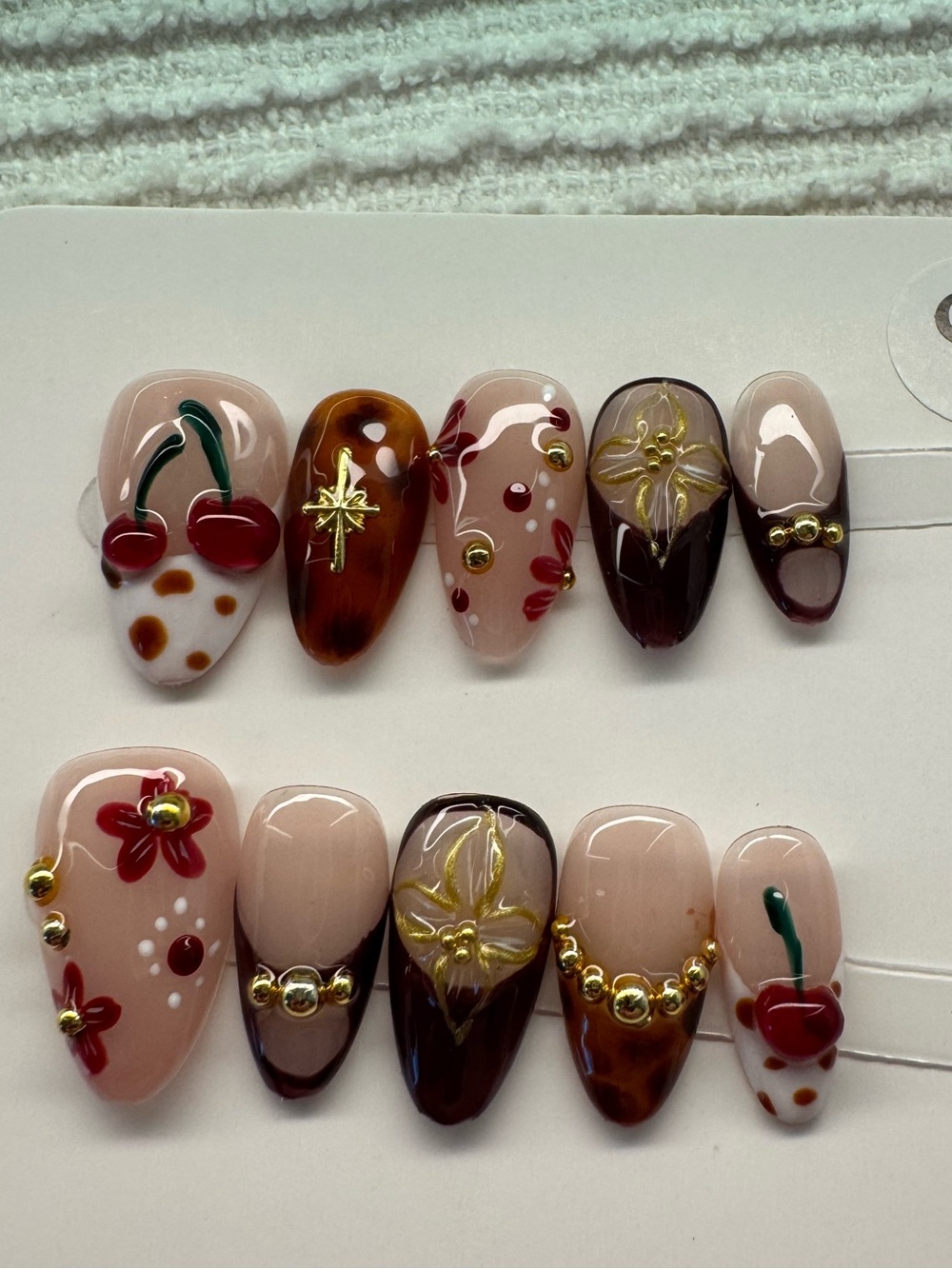 Handmade Press On Nail Size S